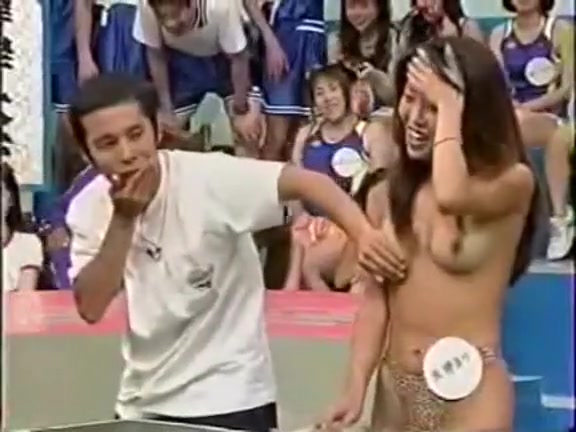 This Japanese TV show features some naked tits