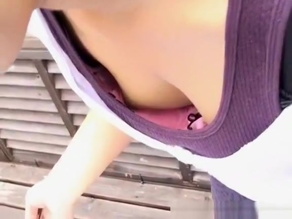 Small perky tits downblouse