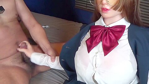 Honor Student With Sober And Glasses Is Bukkake Training Execution With Hidden Huge Breasts P4