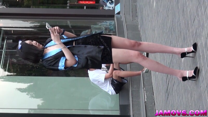 Chinese Girl Caught on the Street